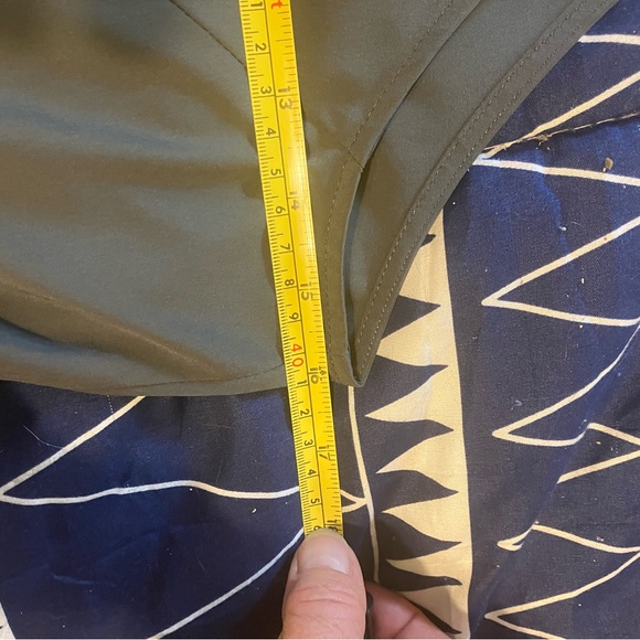 $88 Kyodan gray jumpsuit w/wide ankle length legs, tie waist, 4 way stretch.  XS - Picture 12 of 15